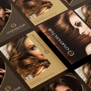 Projeto de identidade visual para salão de beleza